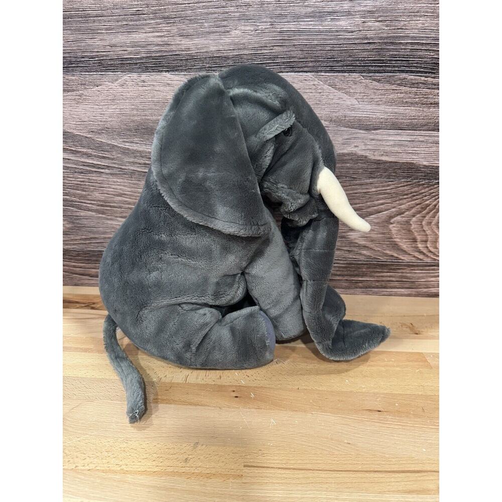 Folkmanis African Elephant Realistic Full Body Hand Puppet Plush Stuffed 22"